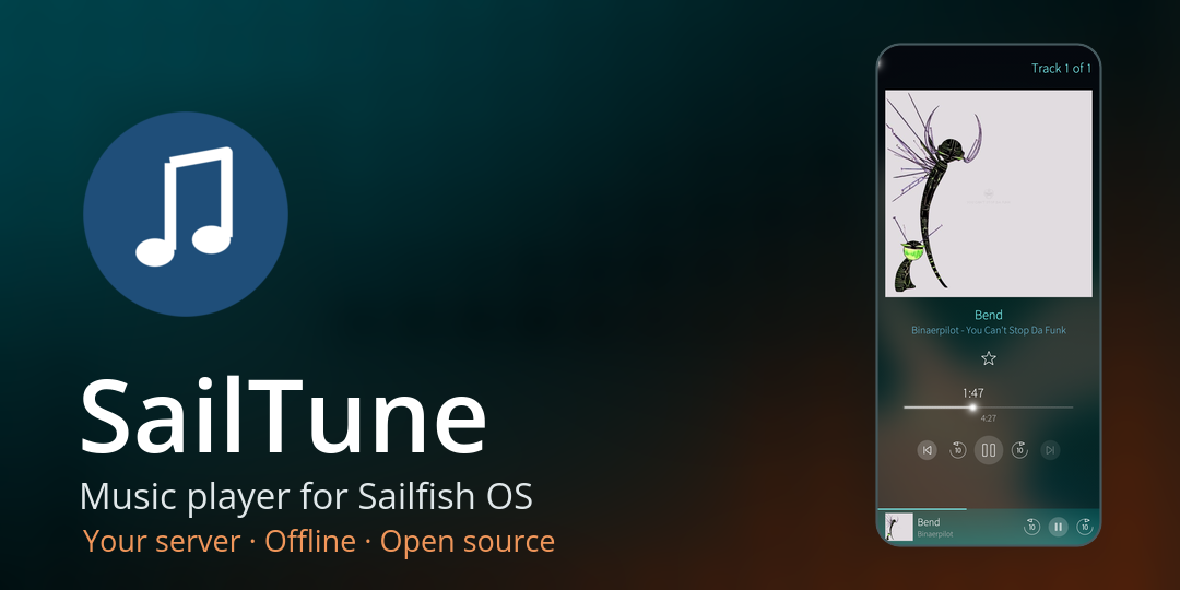 SailTune: music player for Sailfish OS