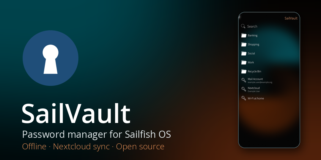 SailVault: password manager for Sailfish OS